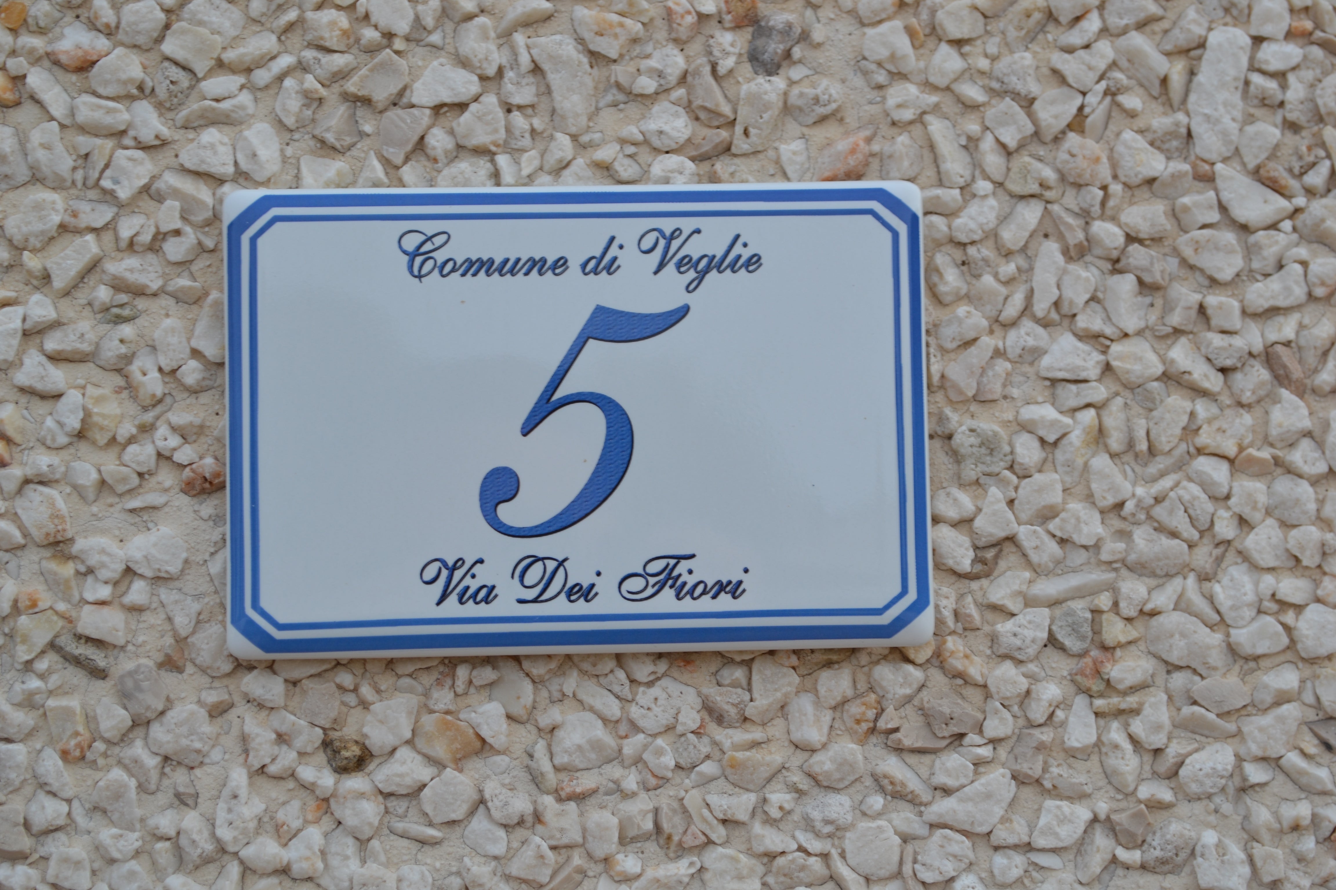 Rechteckige Hausnummern