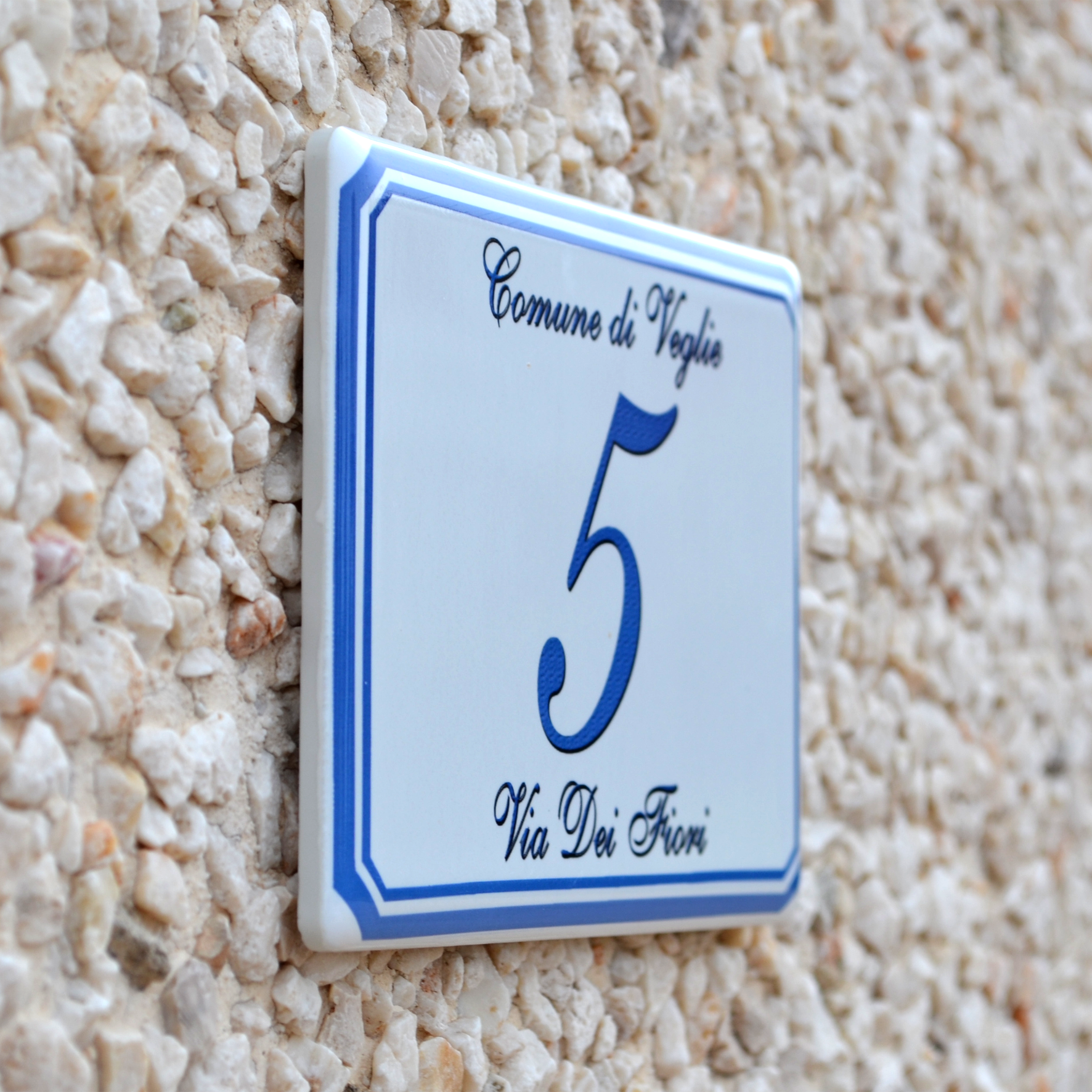 Rechteckige Hausnummern