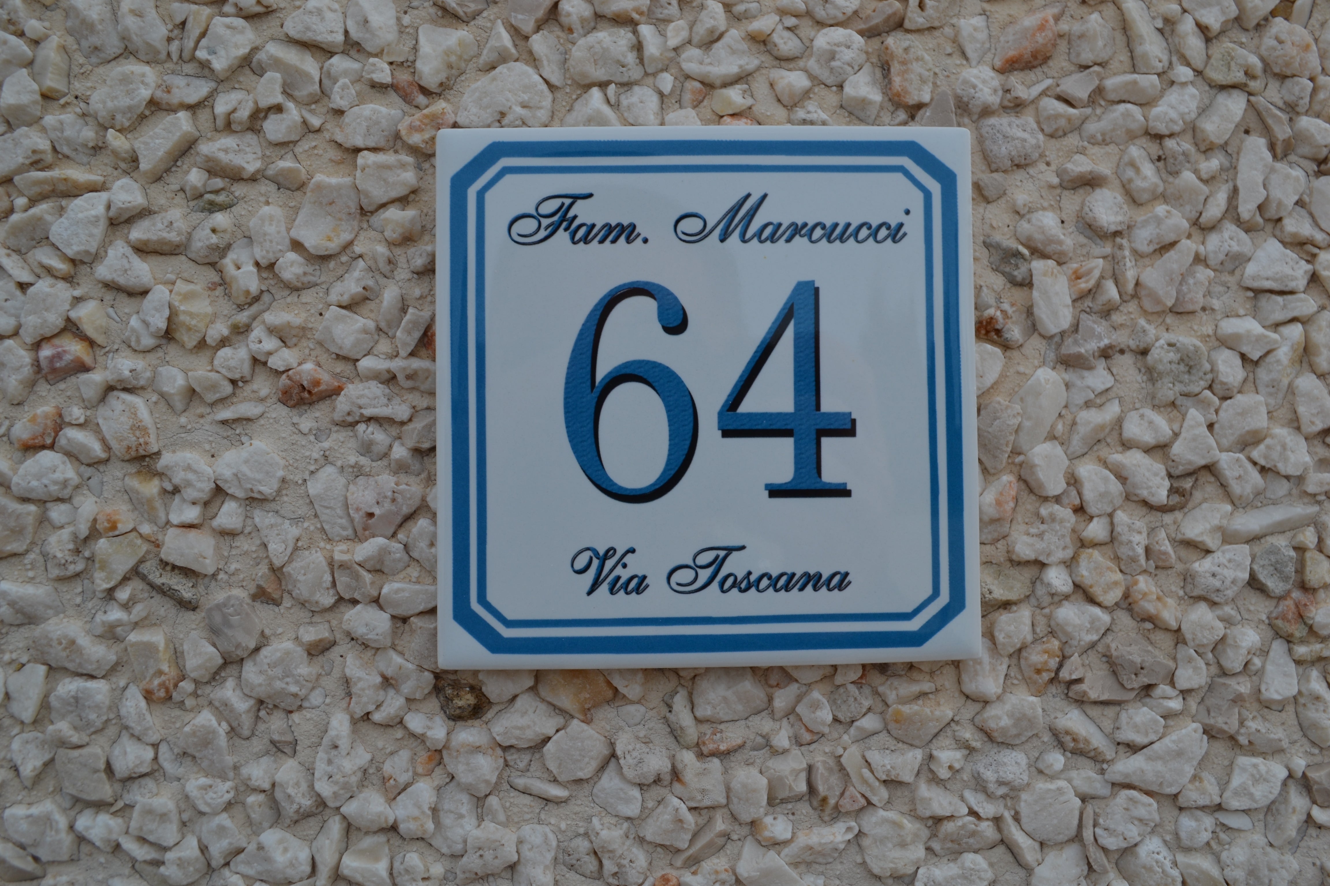 Quadratische Hausnummern