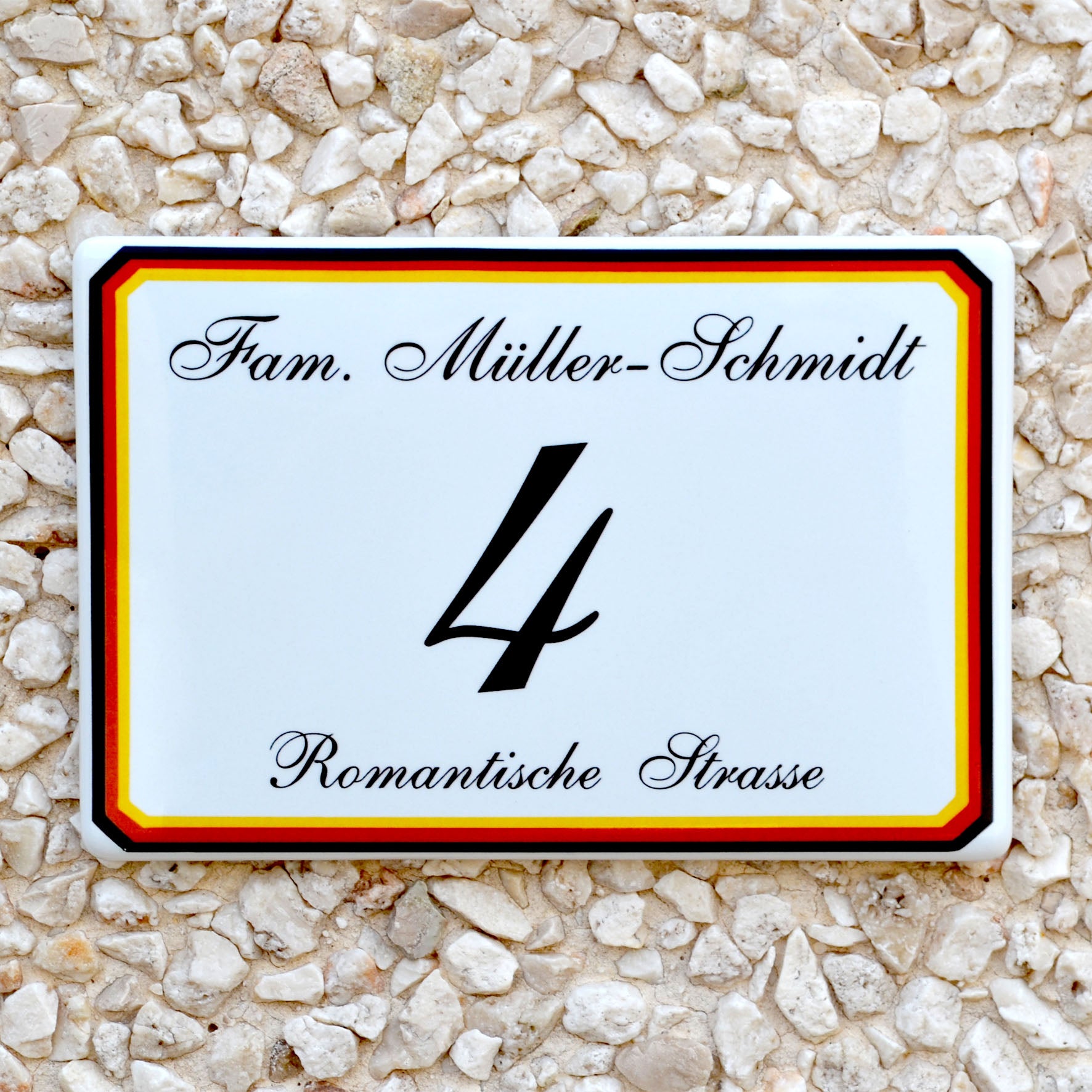 Rechteckige Hausnummern