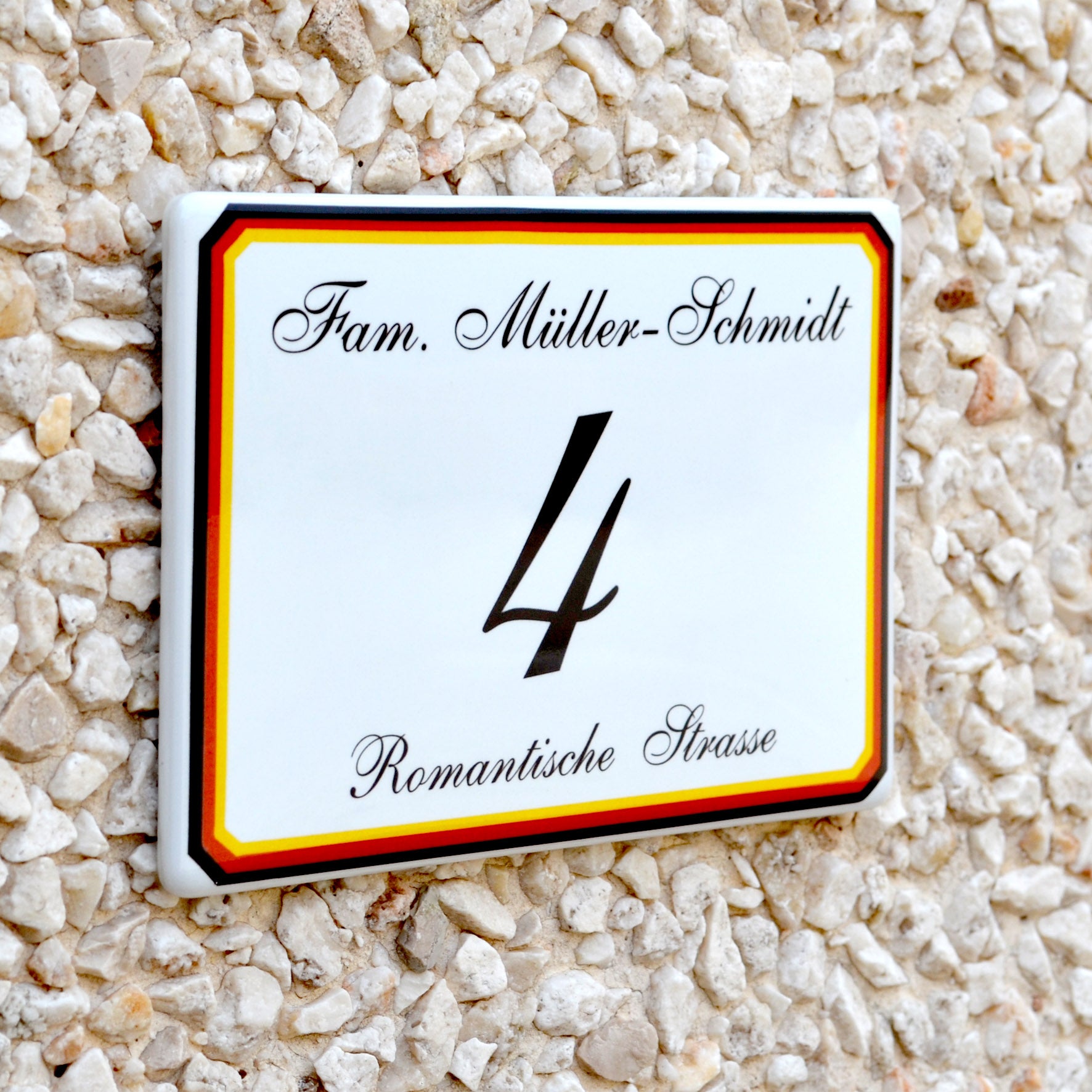 Rechteckige Hausnummern