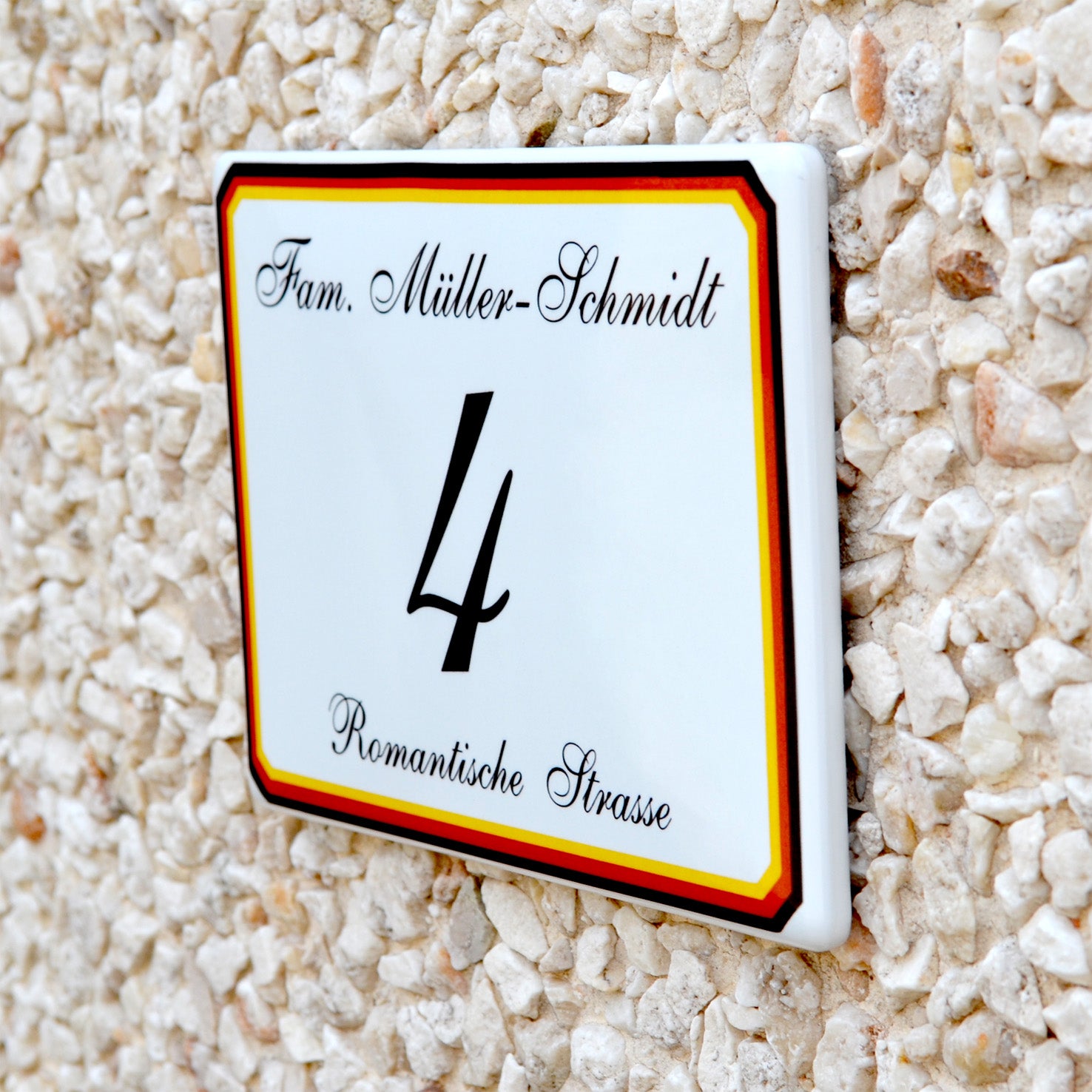 Rechteckige Hausnummern