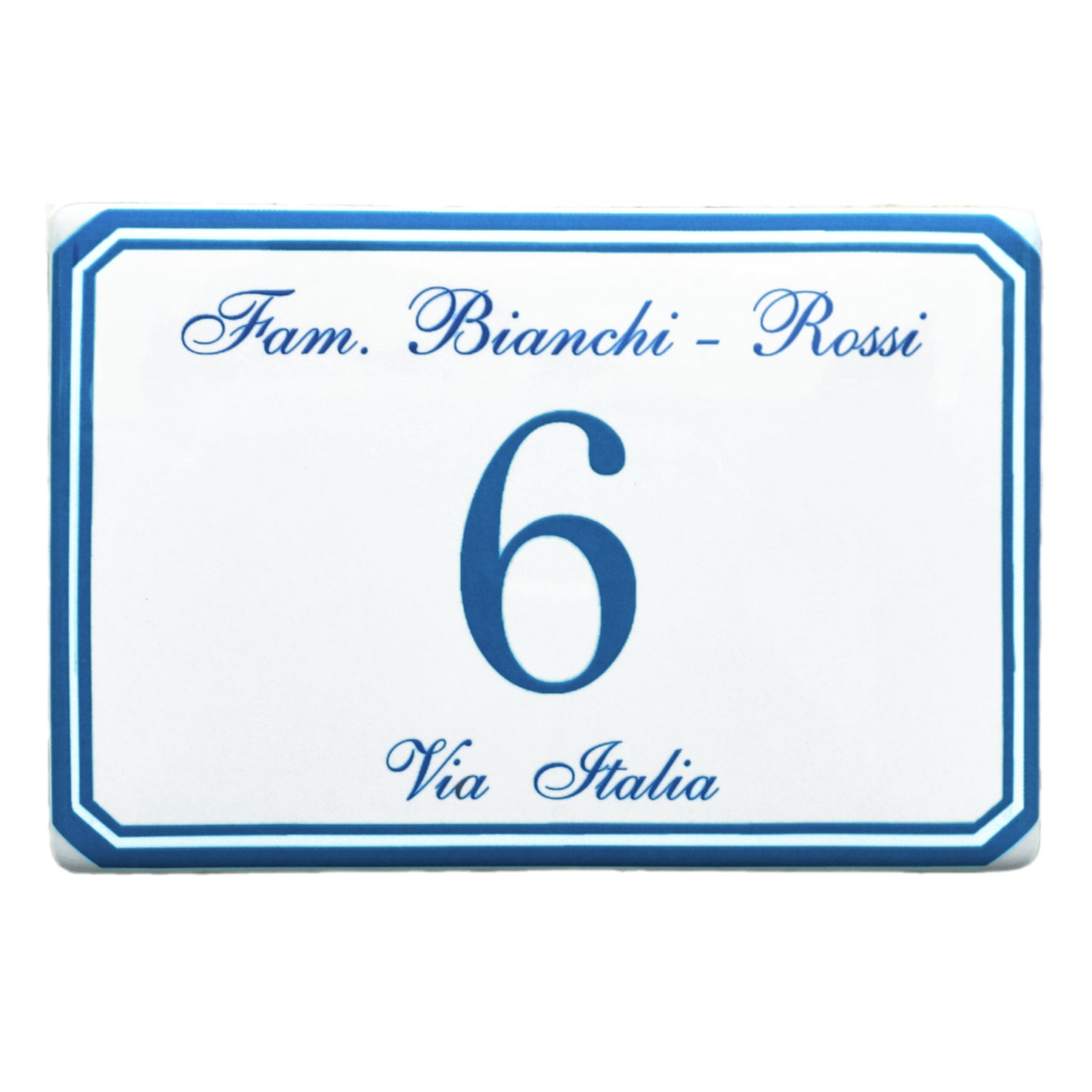 Rechteckige Hausnummern